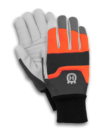 HUSQVARNA Gloves, Functional with saw protection