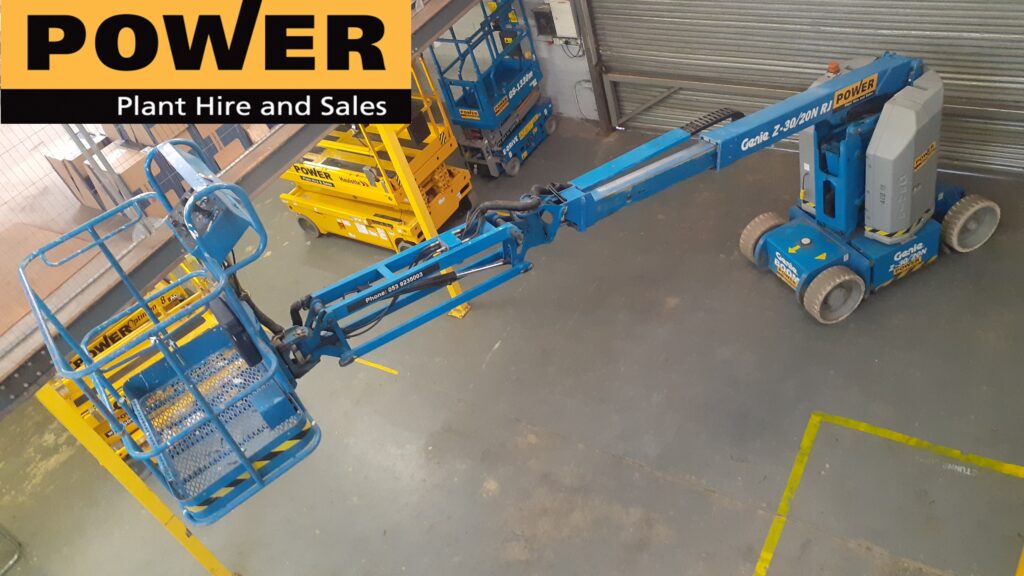BATTERY BOOM LIFT FOR SALE GENIE Z30 POWER PLANT HIRE WEXFORD PIC 7