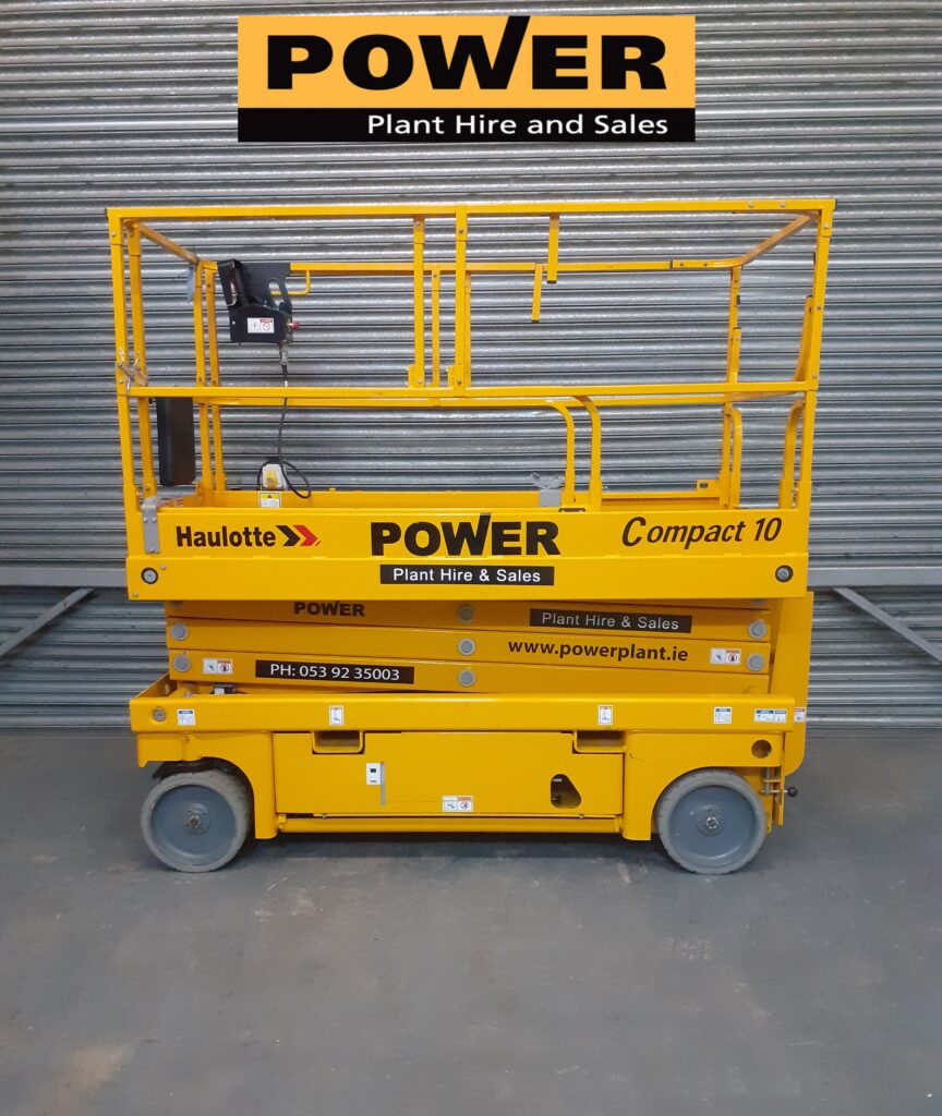 SCISSOR LIFT FOR SALE HAULOTTE COMPACT 10 POWER PLANT HIRE WEXFORD PIC 1