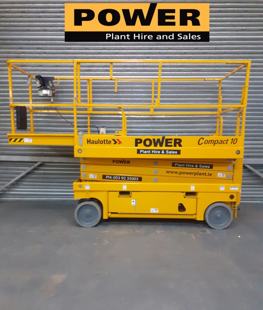 SCISSOR LIFT FOR SALE HAULOTTE COMPACT 10 POWER PLANT HIRE WEXFORD PIC 2