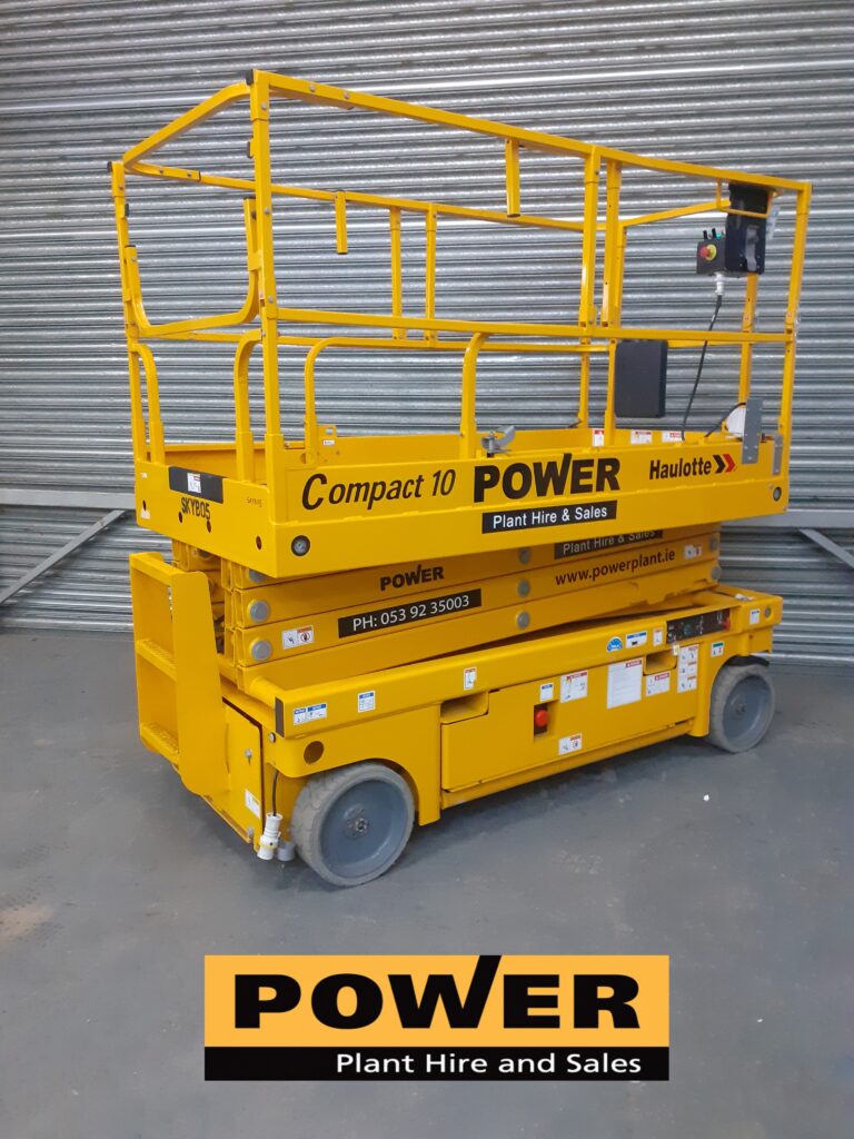 SCISSOR LIFT FOR SALE HAULOTTE COMPACT 10 POWER PLANT HIRE WEXFORD PIC 3